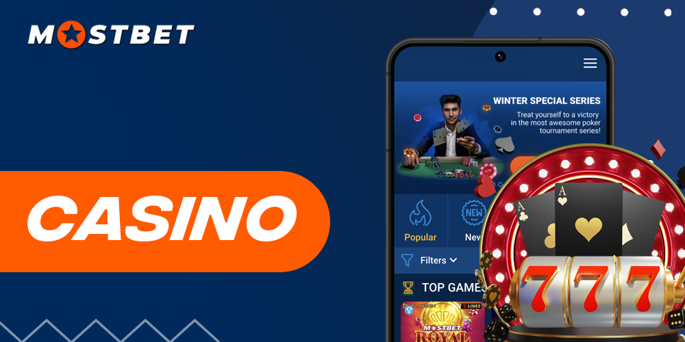 Explore the dynamic online casino section at Mostbet